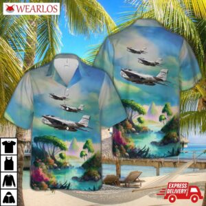 Us Navy Nl-540 - Grumman Ea-6b Prowler Vaq-134 Garudas Hawaiian Shirt