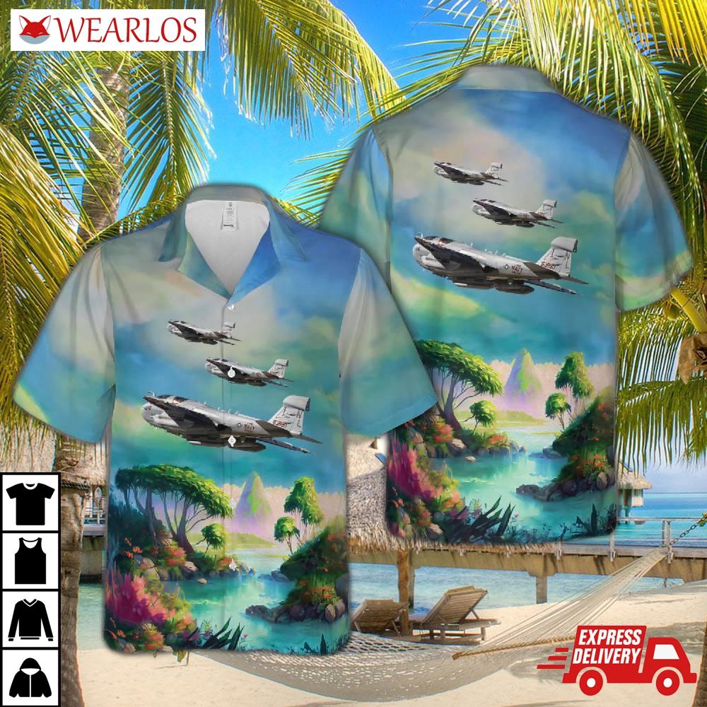 Us Navy Nl-540 - Grumman Ea-6b Prowler Vaq-134 Garudas Hawaiian Shirt