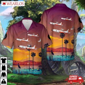 Us Navy Np-3D “orion” , Scientific Development Squadron One (vxs-1) Hawaiian Shirt