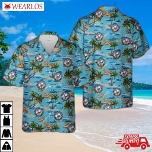 Us Navy Seebees - Naval Support Unit State Department Hawaiian Shirt