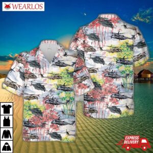 Us Navy Sikorsky Ch-53e Super Stallion (mh-53e Sea Dragon) Hawaiian Shirt