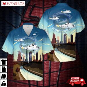 Us Navy Sikorsky Sh-3 Sea King, Hs-5 Nightdippers Hawaiian Shirt