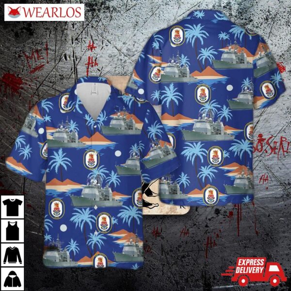 Us Navy Uss Chosin (cg-65) Hawaiian Shirt