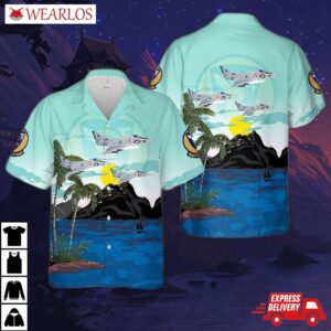 Us Navy Va-106 Gladiators A-4c (1969) Hawaiian Shirt