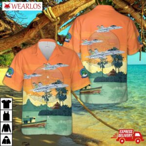 Us Navy Vaq-130 Zappers 2021 Ea-18g Growler Hawaiian Shirt