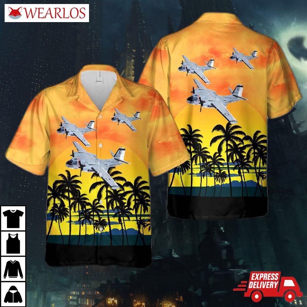 Us Navy Vx-4 Evaluators C-1a Hawaiian Shirt