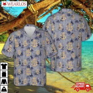 Us Navy Wwii Chief Anchor Hawaiian Shirt
