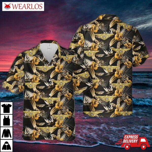 Us Navy Wwii Naval Flight Surgeon Insignia Hawaiian Shirt