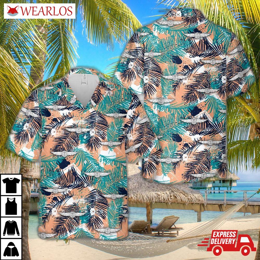 Us Space Force Basic Cyberspace Operator Badge Hawaiian Shirt