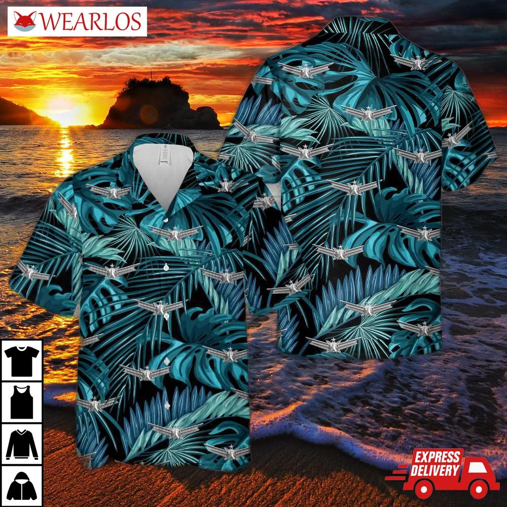 Us Space Force Senior Operations Badge Hawaiian Shirt