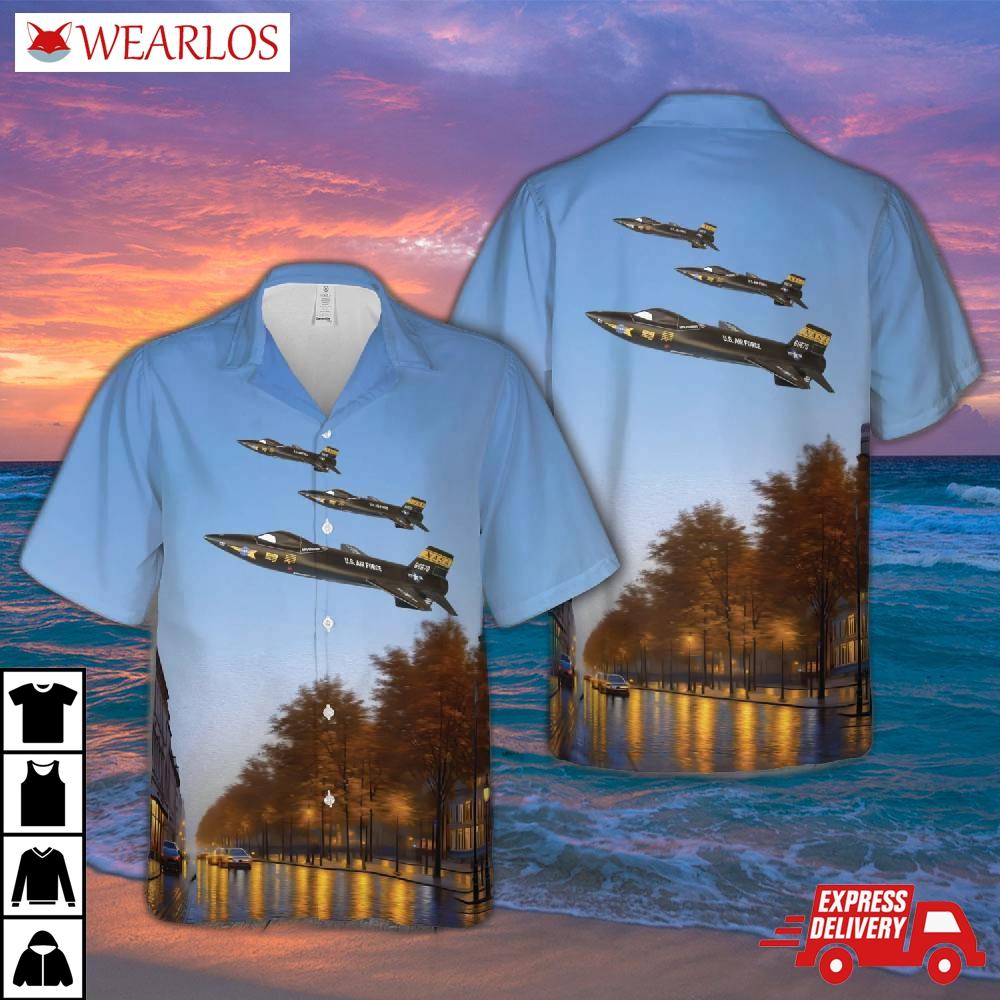 Usaf North American X-15 Rocket Powered Test Nasa Hawaiian Shirt