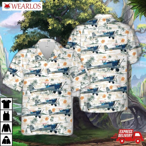 Varney Air Lines Stearman M-2 Speedmail Hawaiian Shirt