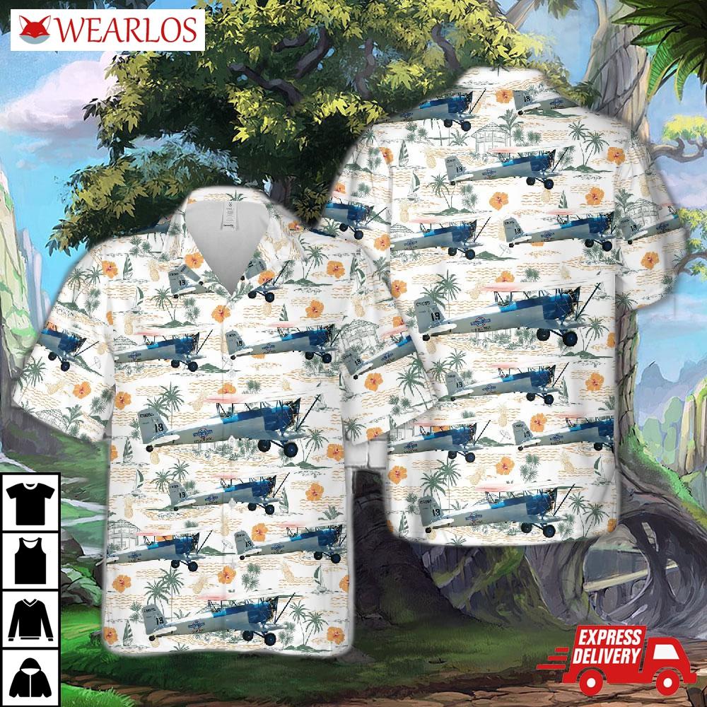 Varney Air Lines Stearman M-2 Speedmail Hawaiian Shirt