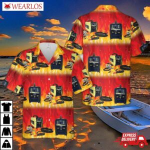 Welder Canada Canaweld Tig Ac/dc 201 Pulse-d Hawaiian Shirt