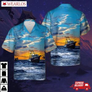 West Coast Shrimp Trawler, "wrangler" Hawaiian Shirt
