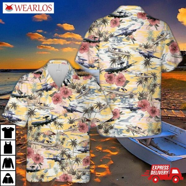 Boeing E-3 Sentry Hawaiian Shirt