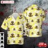 British Army, Lanarkshire Yeomanry Cap Badge In Wwii Hawaiian Shirt