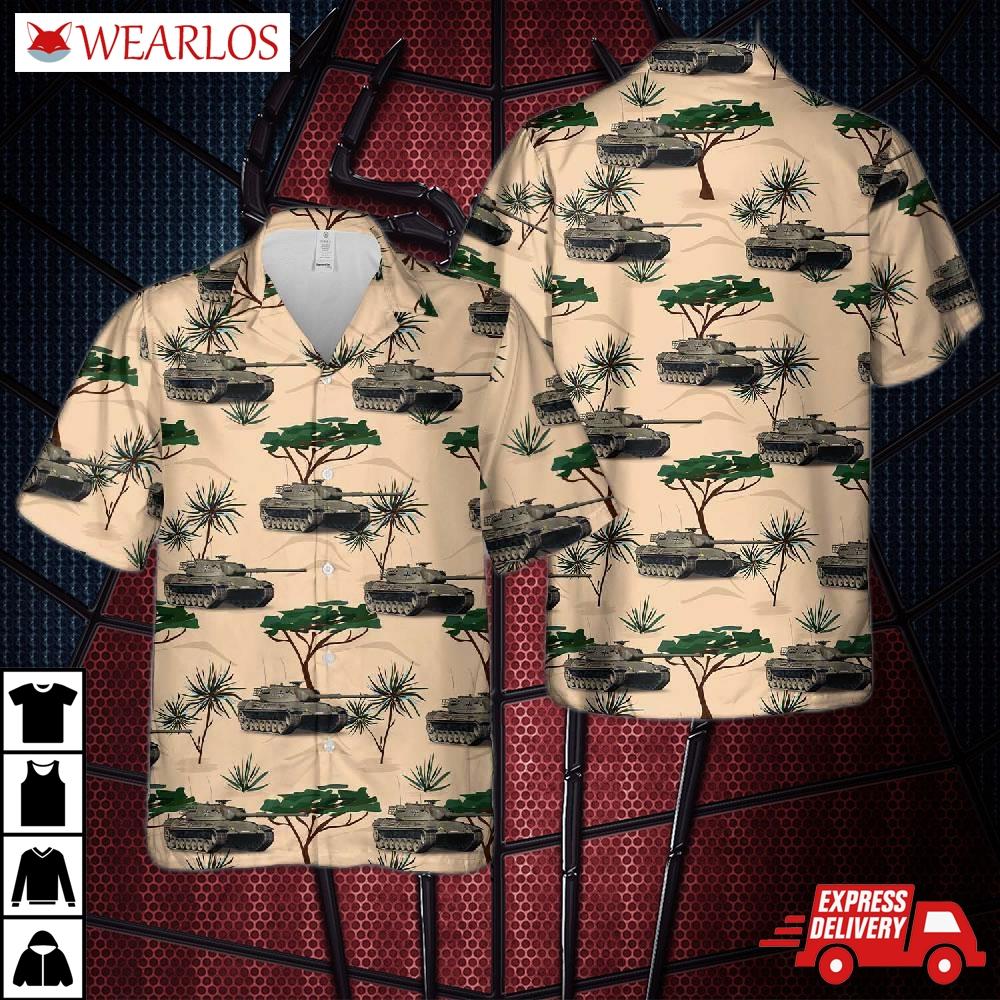 Bundeswehr Leopard I Hawaiian Shirt