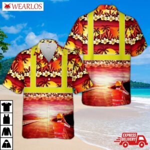 Civil Engineering Road Construction Hawaiian Shirt