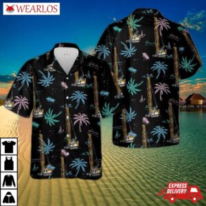 Construction Liebherr Crawler Crane Lr 1100.1 Hawaiian Shirt