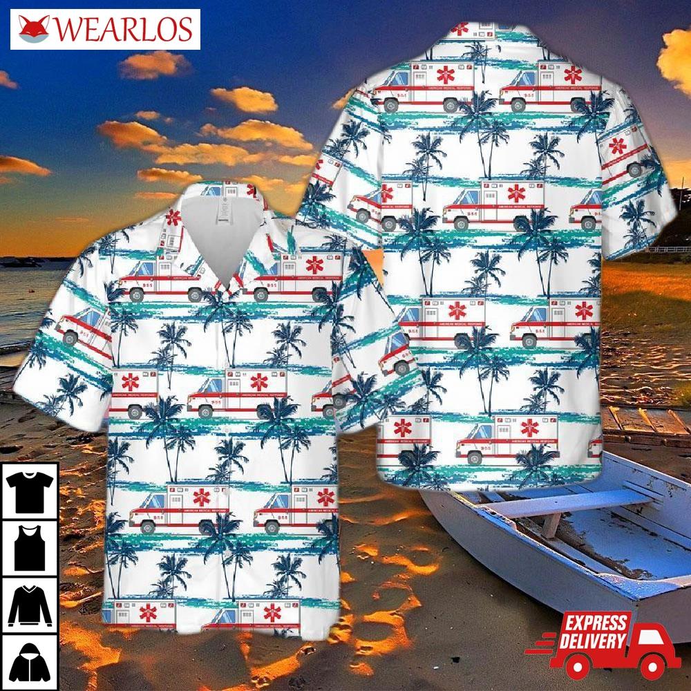 Emts Paramedics Hawaiian Shirt