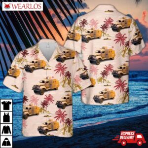 French Armored Truck Dodge Tanaké Hawaiian Shirt
