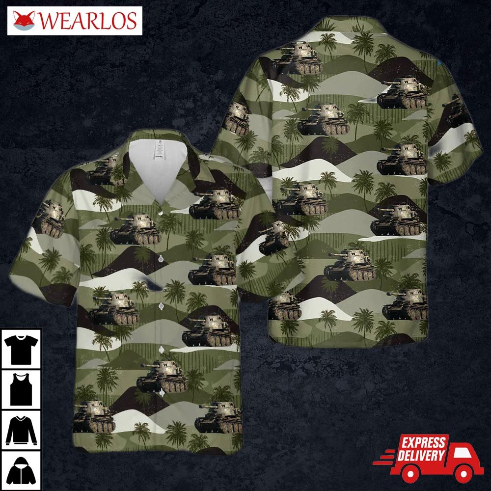 Germany Bundeswehr Marder 3D H Hawaiian Shirt
