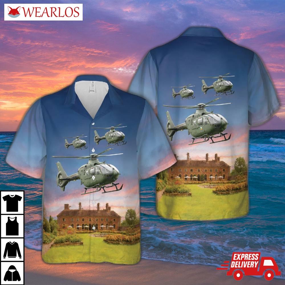 Irish Air Corps 271 Eurocopter Ec-135-p2 Hawaiian Shirt