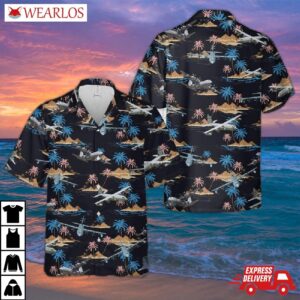 Lockheed Ec-130 Hawaiian Shirt