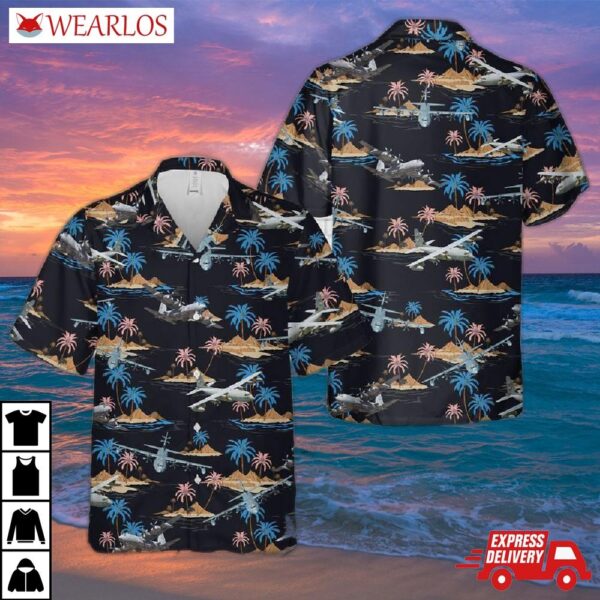 Lockheed Ec-130 Hawaiian Shirt