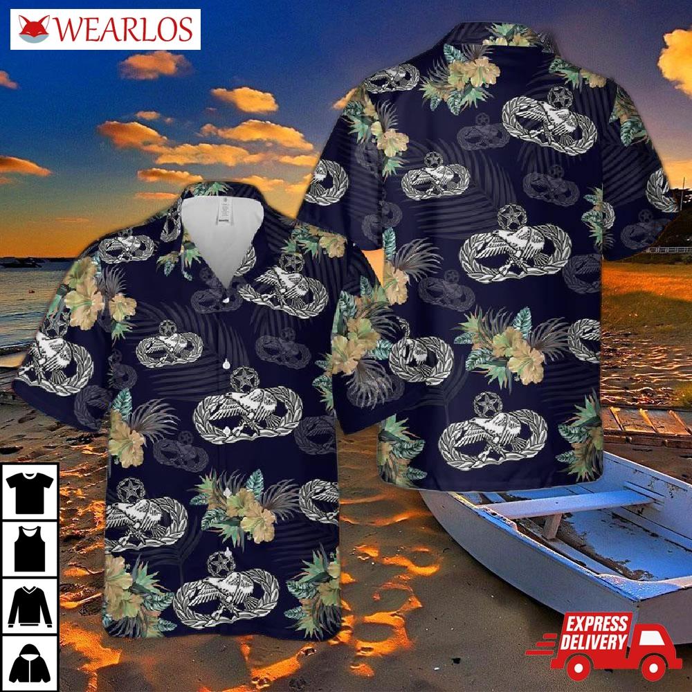 Maintenance Badge (master Usaf) Hawaiian Shirt