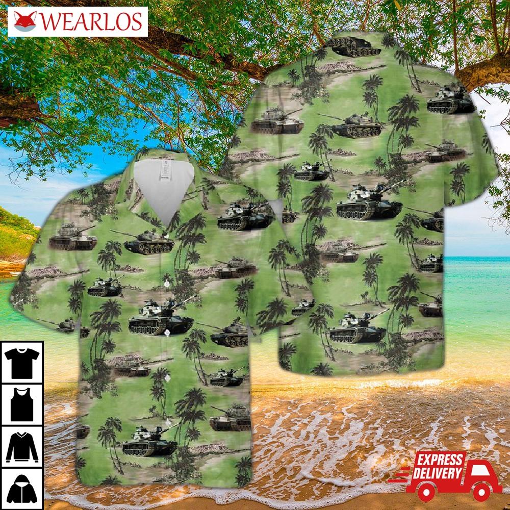 National Guard M60 Tank Hawaiian Shirt