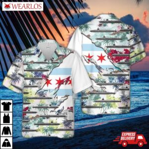 Navy Uss Chicago (ssn-721) Hawaiian Shirt