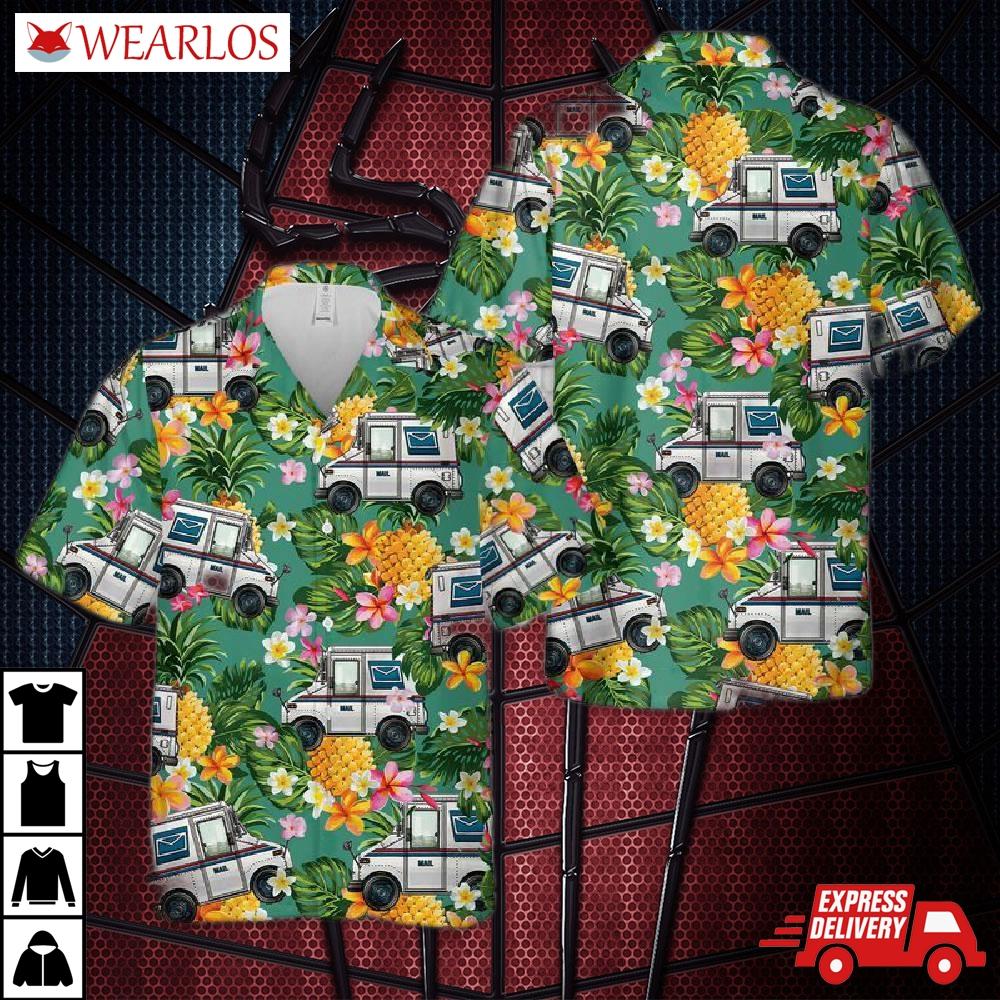 Postal Worker Hawaiian Shirt
