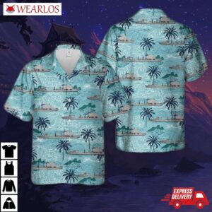 Royal Canadian Navy Mv Asterix Hawaiian Shirt