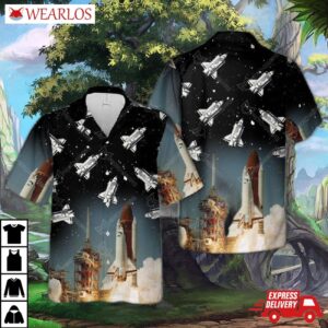 Space Shuttle Challenger Hawaiian Shirt