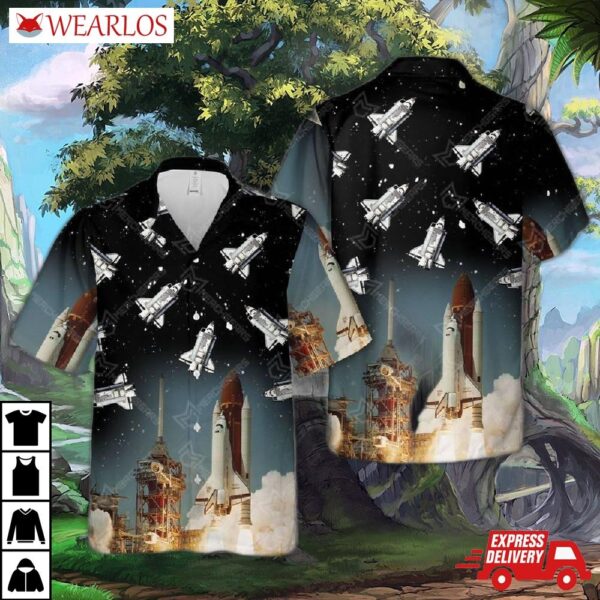 Space Shuttle Challenger Hawaiian Shirt