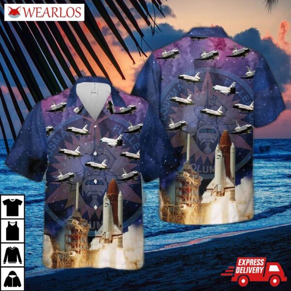 Space Shuttle Columbia Hawaiian Shirt