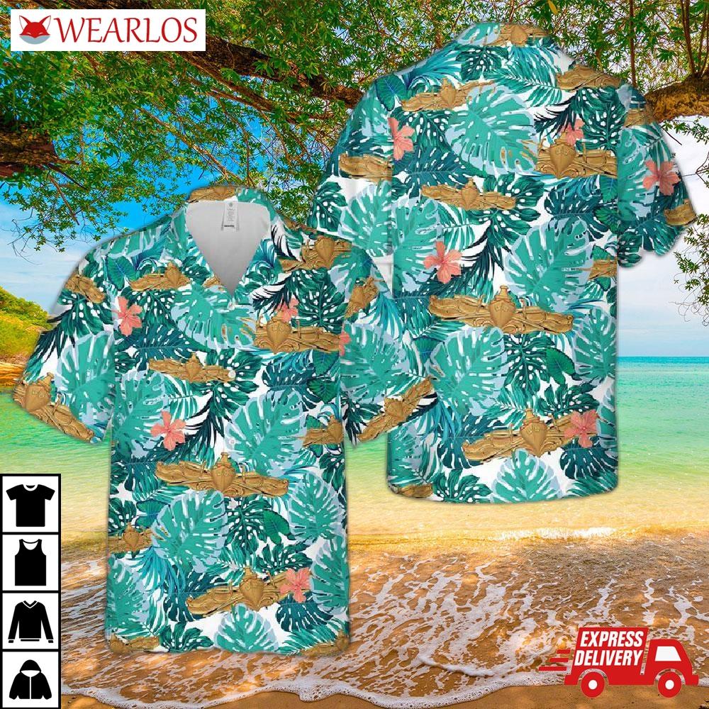 Surface Warfare Insignia Hawaiian Shirt
