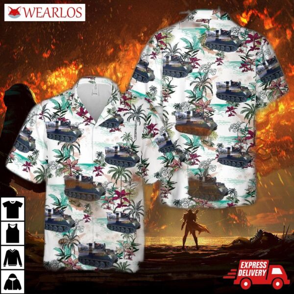 Tampa Police Department, Florida M577 Rescue Vehicle Hawaiian Shirt