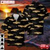U.s. Navy Officer Submarine Warfare Badge Hawaiian Shirt