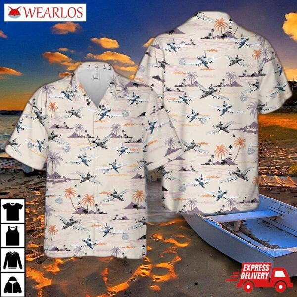 United States Air Force Fairchild Republic A-10 Thunderbolt Ii Hawaiian Shirt