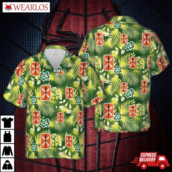Us Army 516th Signal Brigade (tactical Theater Brigade) Hawaiian Shirt