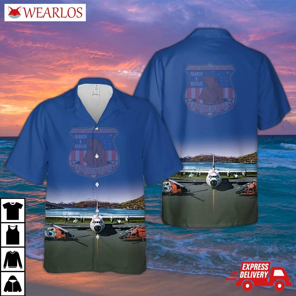 Us Coast Guard Air Station Kodiak Hawaiian Shirt