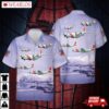 Us Coast Guard Air Station Kodiak Lockheed Hc-130h Hercules (l-382) Hawaiian Shirt