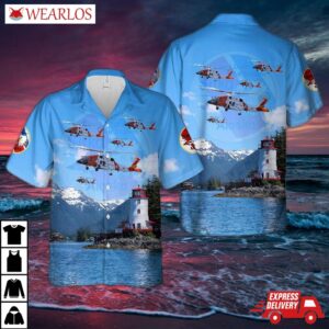 Us Coast Guard Air Station Sitka Mh-60t Jayhawk Hawaiian Shirt
