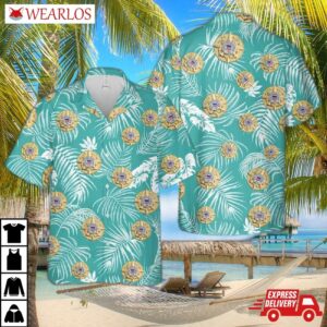 Us Coast Guard Commandant Staff Badge Hawaiian Shirt