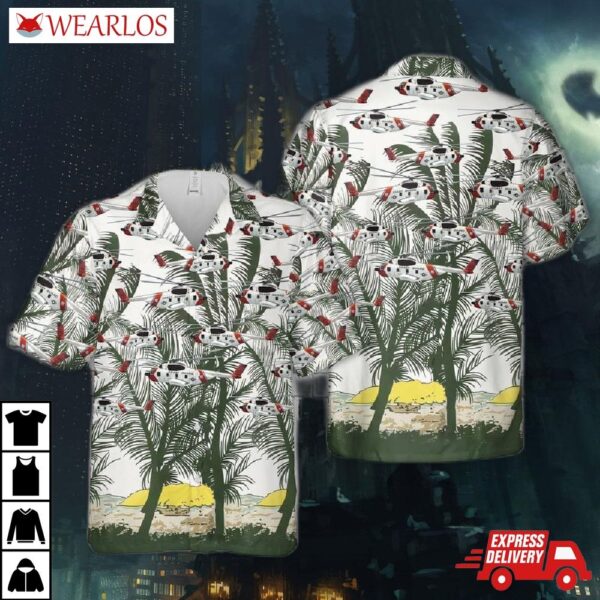 Us Coast Guard Sikorsky S-61r Hawaiian Shirt