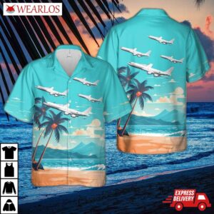 Us Navy Boeing E-6b Mercury (707-300) Hawaiian Shirt