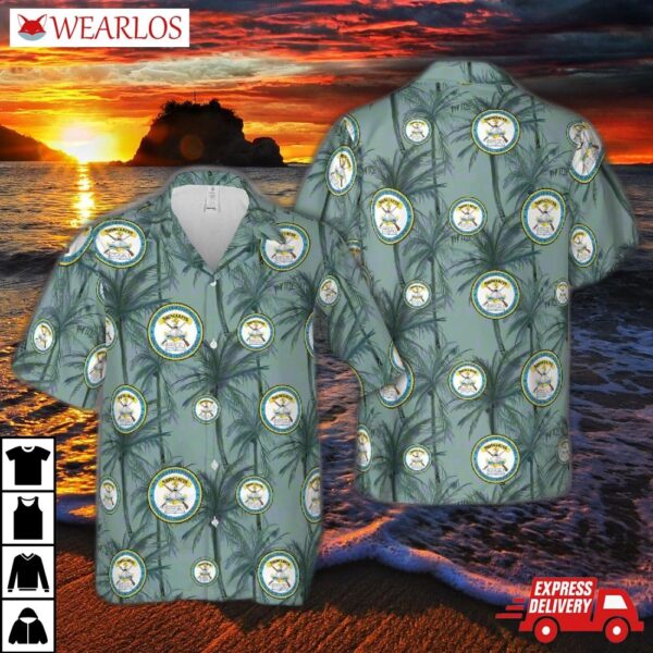 Us Navy Naval Small Craft Instruction And Technical Training School (navsciatts) Hawaiian Shirt